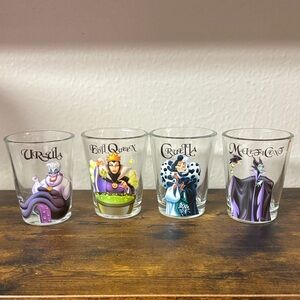 Disney Villains Character Shot Glass Set